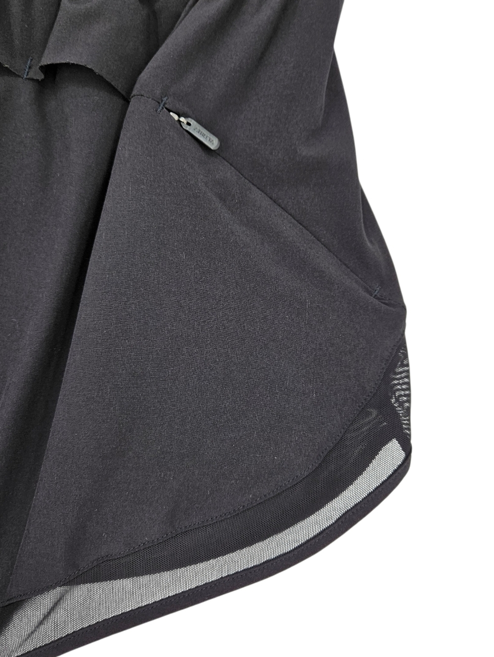 Athleta Mesh Racer Run 4" Short Black High Rise Athletic Running Shorts Small - Picture 4 of 8